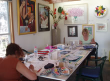 Artist at work 